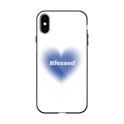 Blessed back phone cover | glass case for iphone x