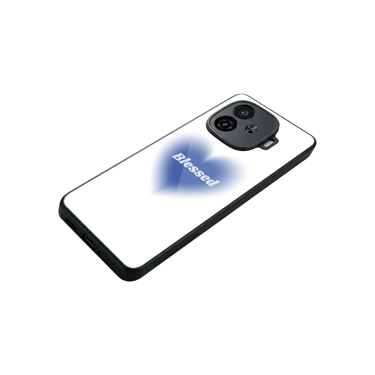 Blessed stylish phone case for iqoo neo 10r 5g | glossy glass and slim fit