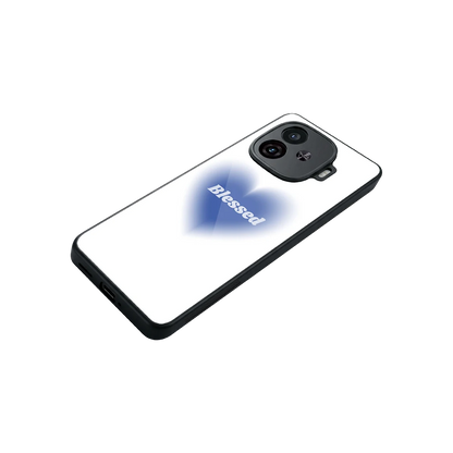 Blessed stylish phone case for iqoo neo 10r 5g | glossy glass and slim fit