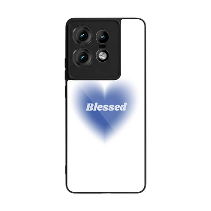Blessed back phone cover | glass case for motorola edge 50 pro