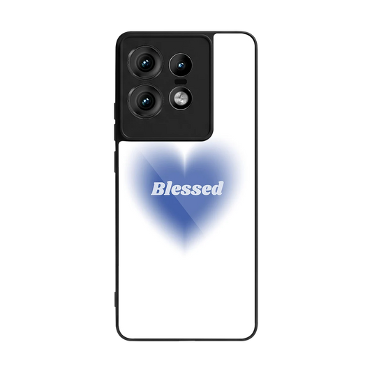 Blessed back phone cover | glass case for motorola edge 50 pro