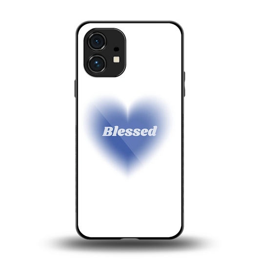 Blessed back phone cover | glass case for nothing phone 1