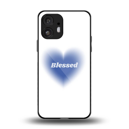 Blessed back phone cover | glass case for nothing phone 2