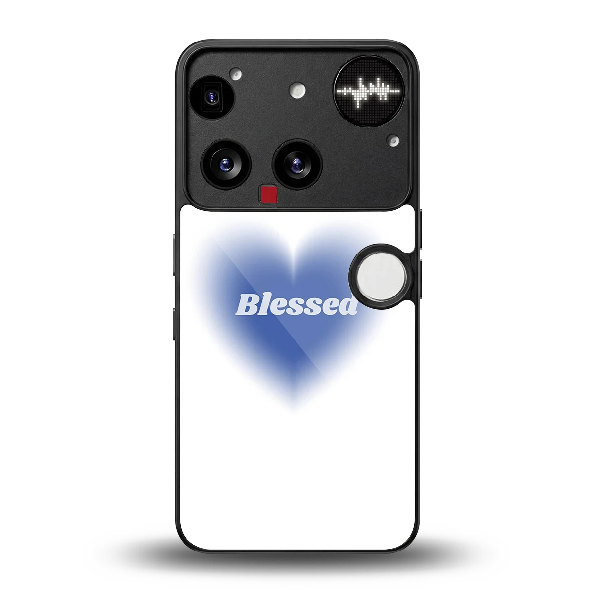 Blessed back phone cover | glass case for nothing phone 3