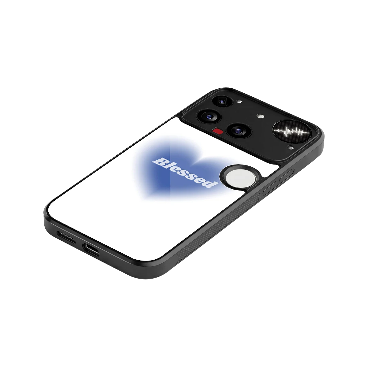 Blessed stylish phone case for nothing phone 3 | glossy glass and slim fit
