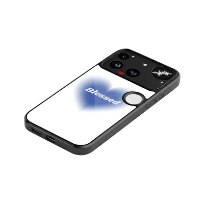 Blessed stylish phone case for nothing phone 3 | glossy glass and slim fit