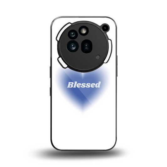 Blessed back phone cover | glass case for nothing phone 3a pro