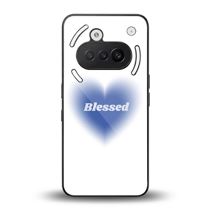Blessed back phone cover | glass case for nothing phone 3a