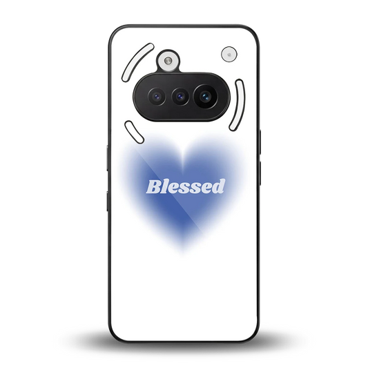 Blessed back phone cover | glass case for nothing phone 3a