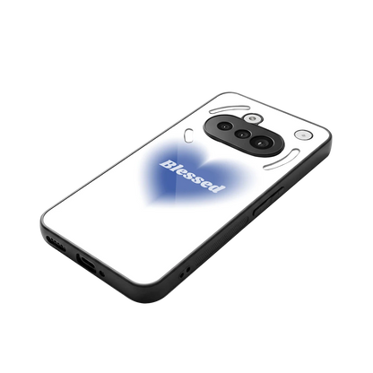Blessed stylish phone case for nothing phone 3a | glossy glass and slim fit