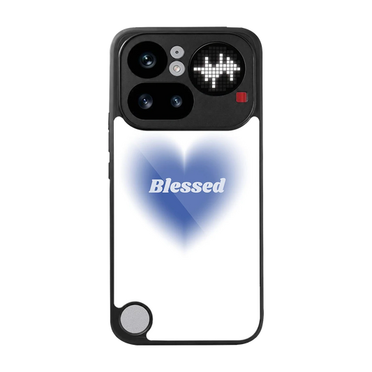 Blessed back phone cover | glass case for nothing phone 4a pro