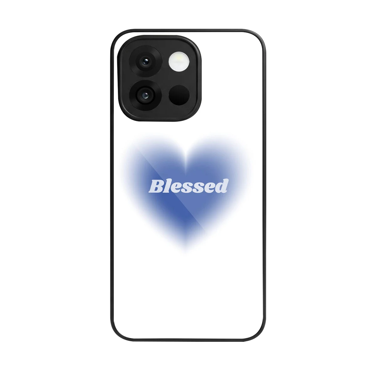 Blessed back phone cover | glass case for oneplus 13s