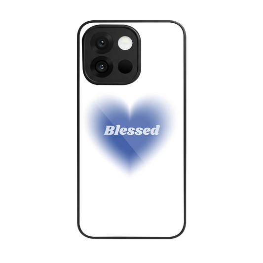 Blessed back phone cover | glass case for oneplus 13s