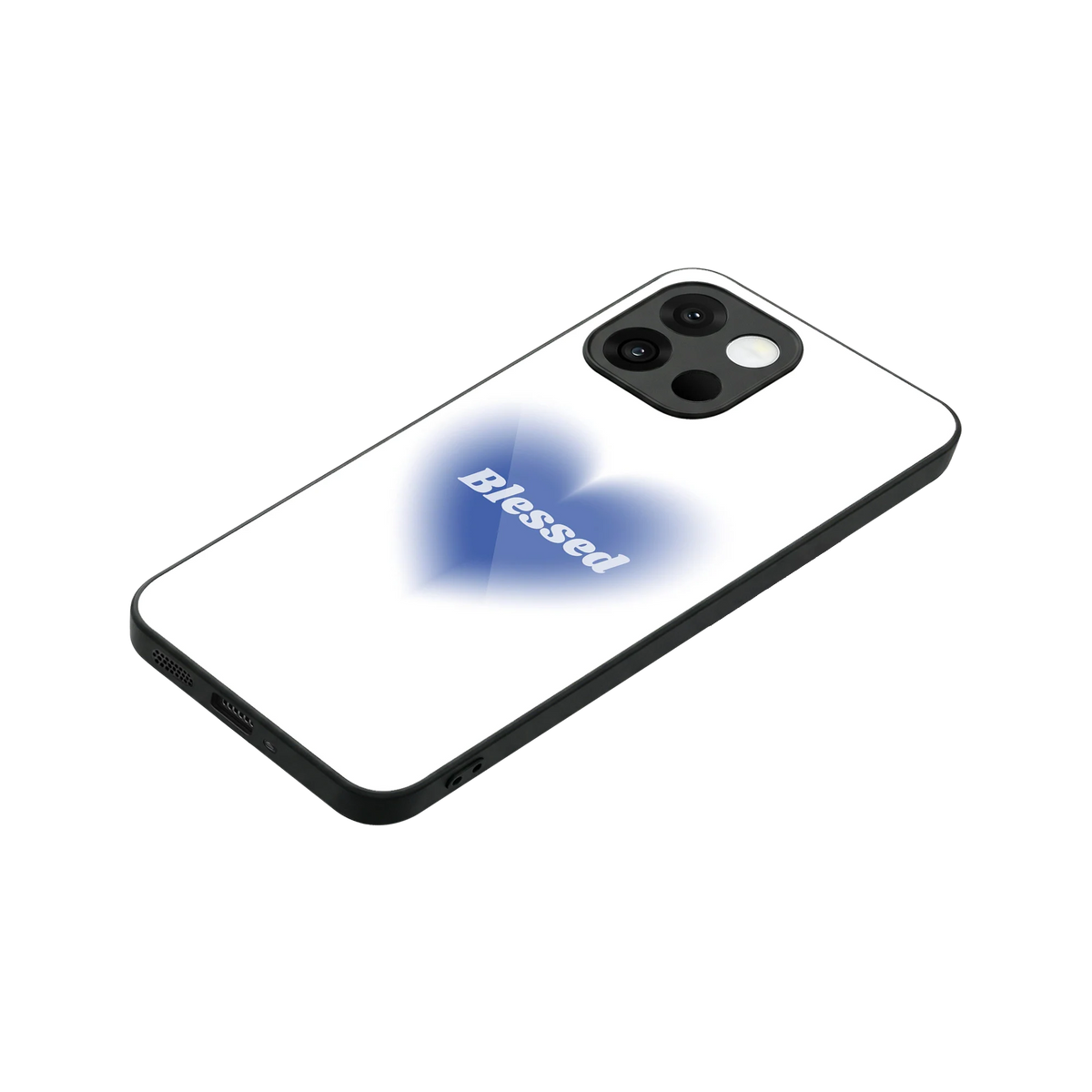 Blessed stylish phone case for oneplus 13s | glossy glass and slim fit