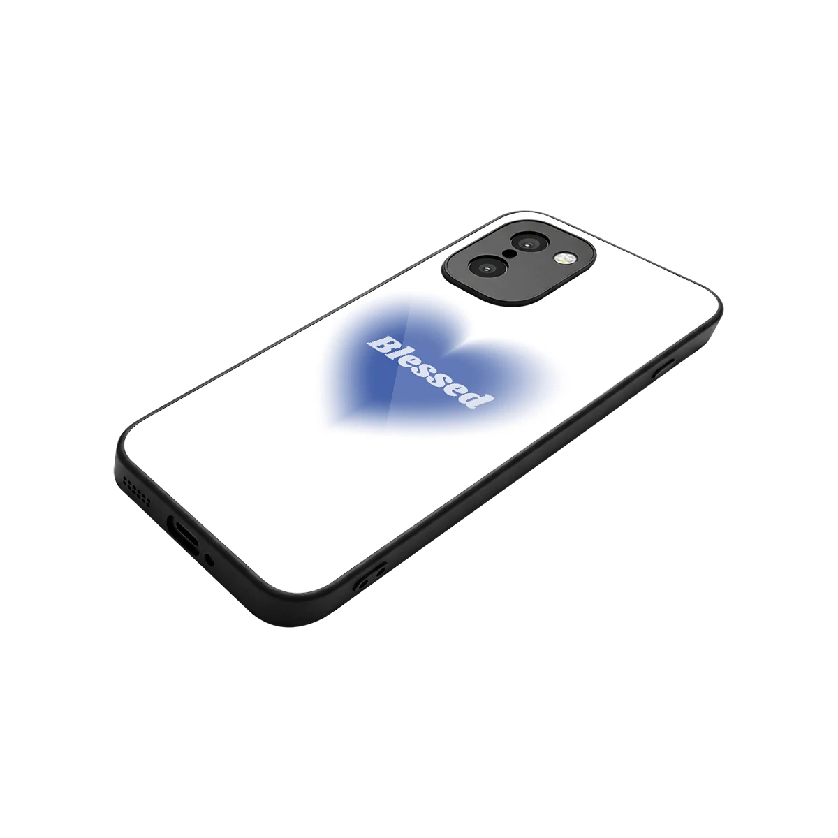 Blessed stylish phone case for oneplus 15r | glossy glass and slim fit