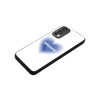 Blessed stylish phone case for oneplus nord 2 | glossy glass and slim fit