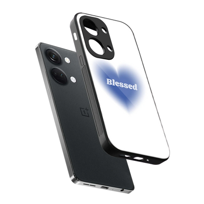 Blessed sleek oneplus nord 3 cover with tempered glass back and TPU edges