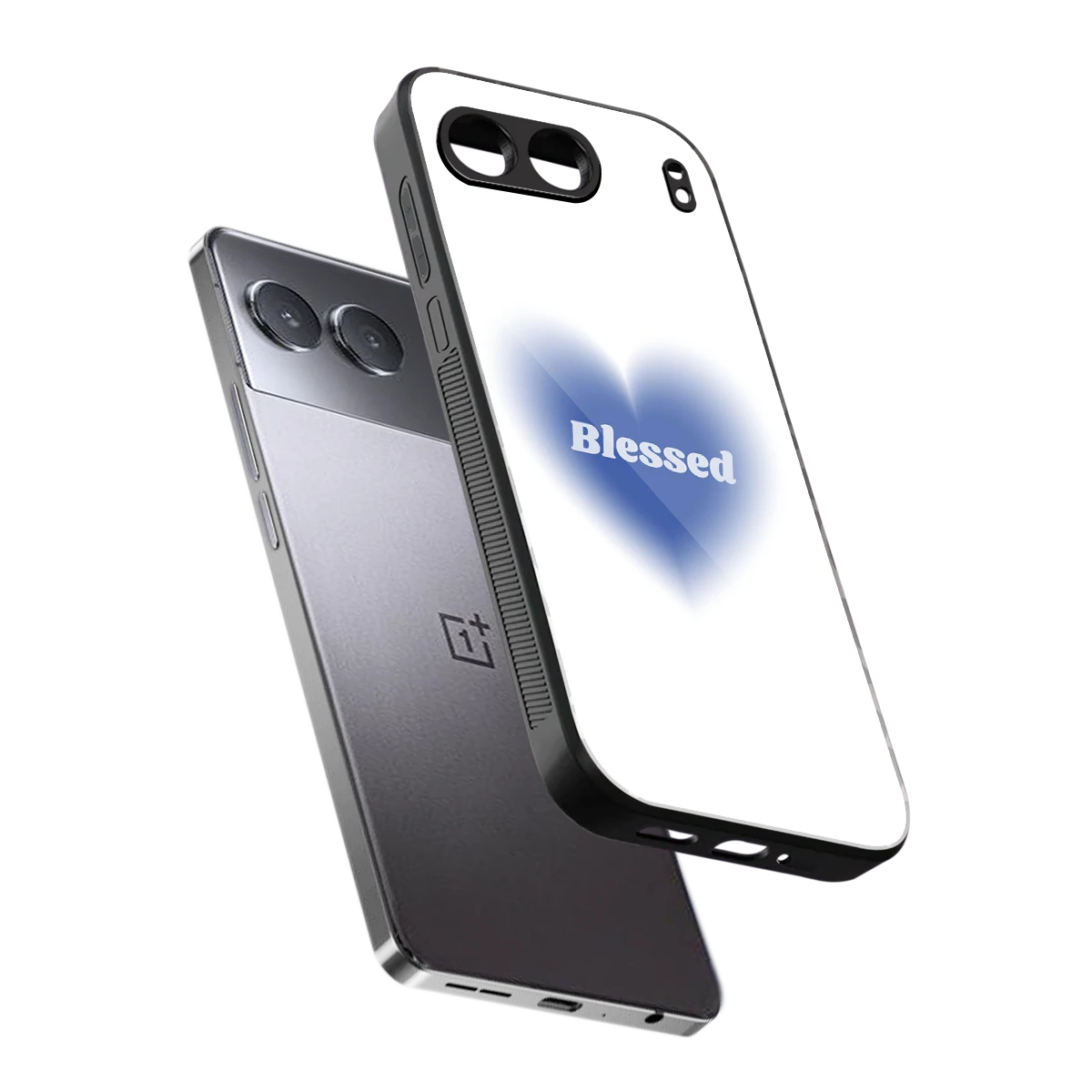 Blessed sleek oneplus nord 4 cover with tempered glass back and TPU edges