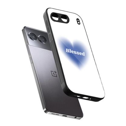 Blessed sleek oneplus nord 4 cover with tempered glass back and TPU edges