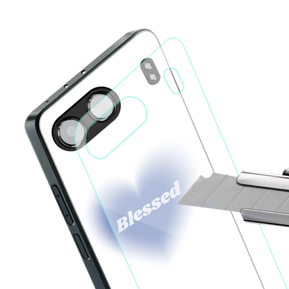 Blessed stylish phone case for oneplus nord 4 | glossy glass and slim fit
