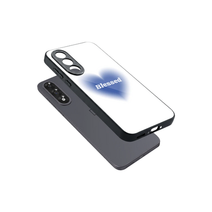 Blessed sleek oneplus nord 5 cover with tempered glass back and TPU edges