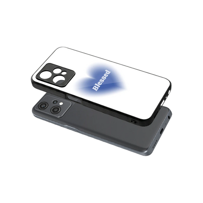 Blessed sleek oneplus nord ce 2 lite cover with tempered glass back and TPU edges