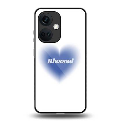 Blessed back phone cover | glass case for oneplus nord ce 3