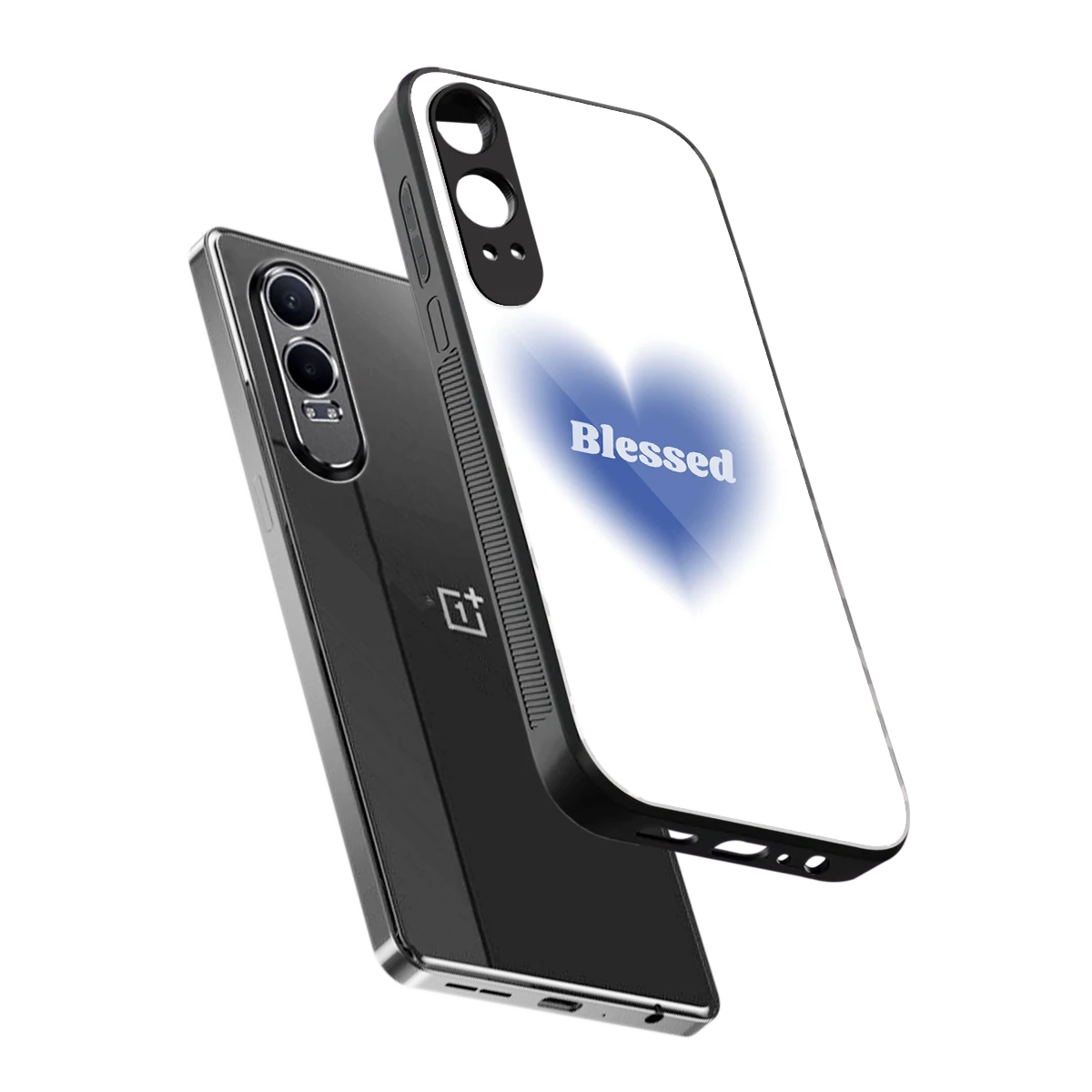 Blessed sleek oneplus nord ce 4 lite cover with tempered glass back and TPU edges