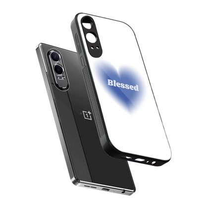 Blessed sleek oneplus nord ce 4 lite cover with tempered glass back and TPU edges