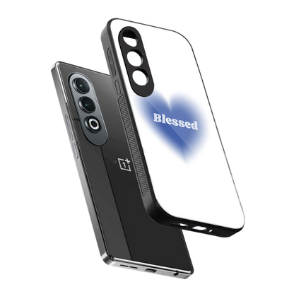 Blessed sleek oneplus nord ce 4 cover with tempered glass back and TPU edges