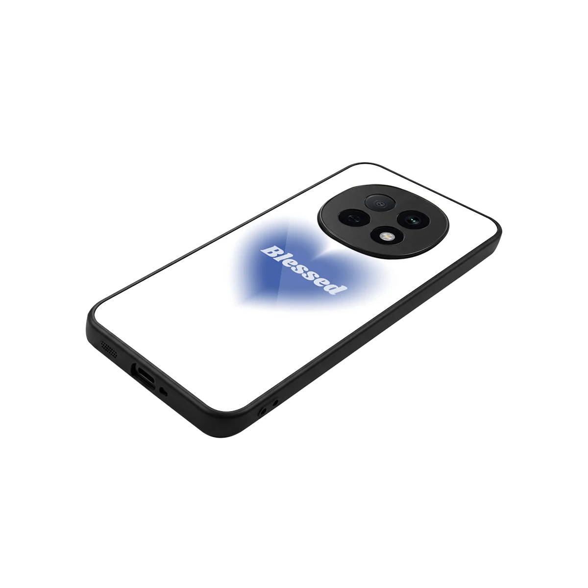Blessed stylish phone case for oppo f29 pro 5g | glossy glass and slim fit