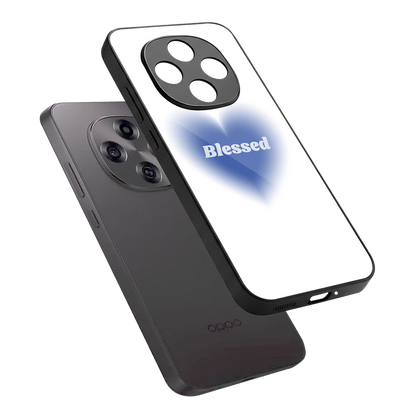 Blessed sleek oppo f31 pro 5g cover with tempered glass back and TPU edges
