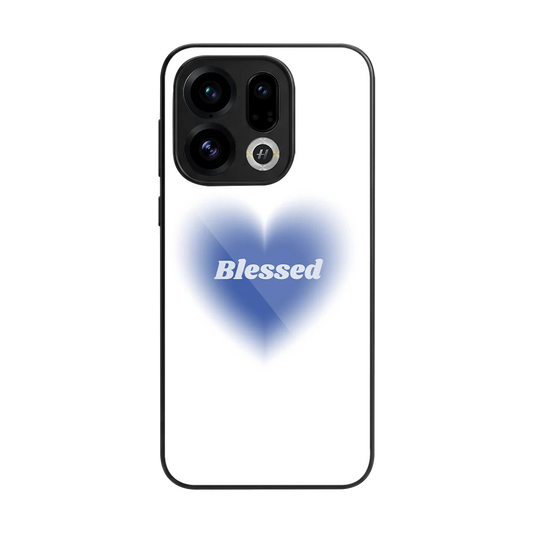 Blessed back phone cover | glass case for oppo find x9