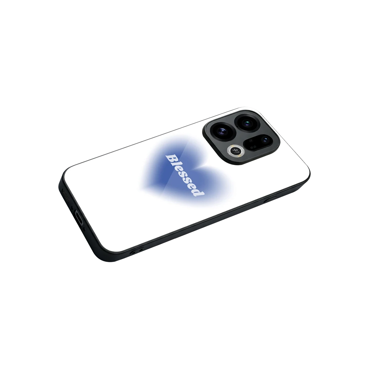 Blessed stylish phone case for oppo find x9 | glossy glass and slim fit