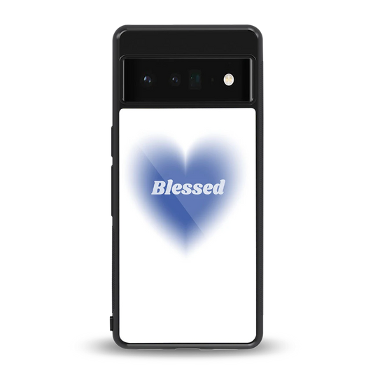 Blessed back phone cover | glass case for google pixel 6 pro