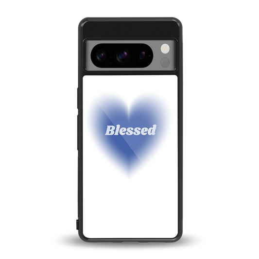 Blessed back phone cover | glass case for google pixel 8 pro