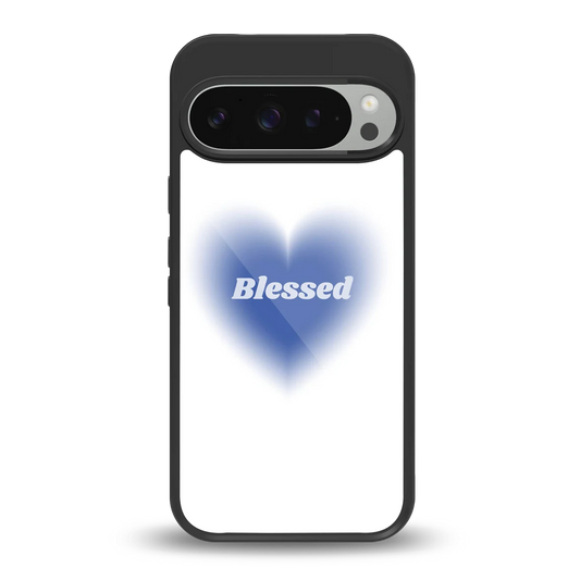 Blessed back phone cover | glass case for google pixel 9 pro