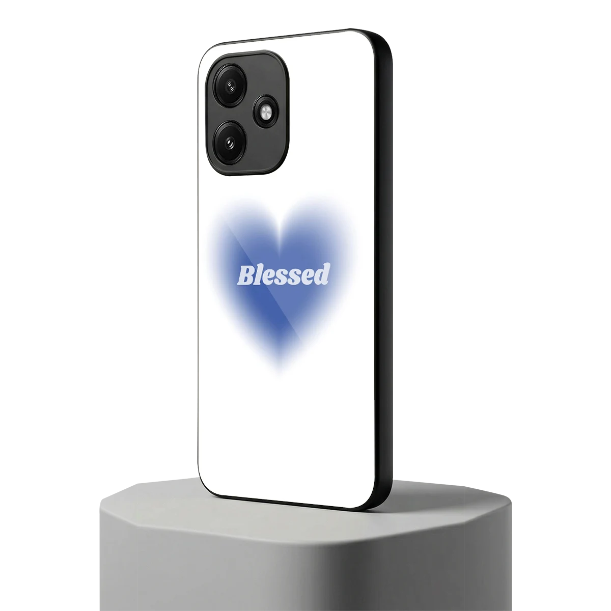 Blessed redmi 12 5g mobile cover | shockproof glass phone case