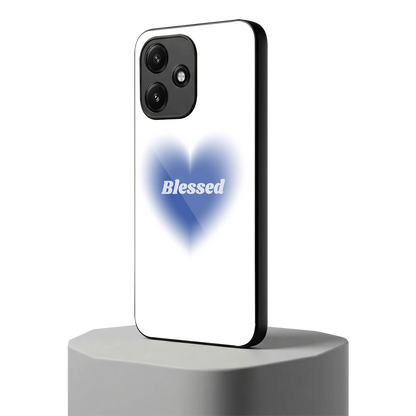 Blessed redmi 12 5g mobile cover | shockproof glass phone case