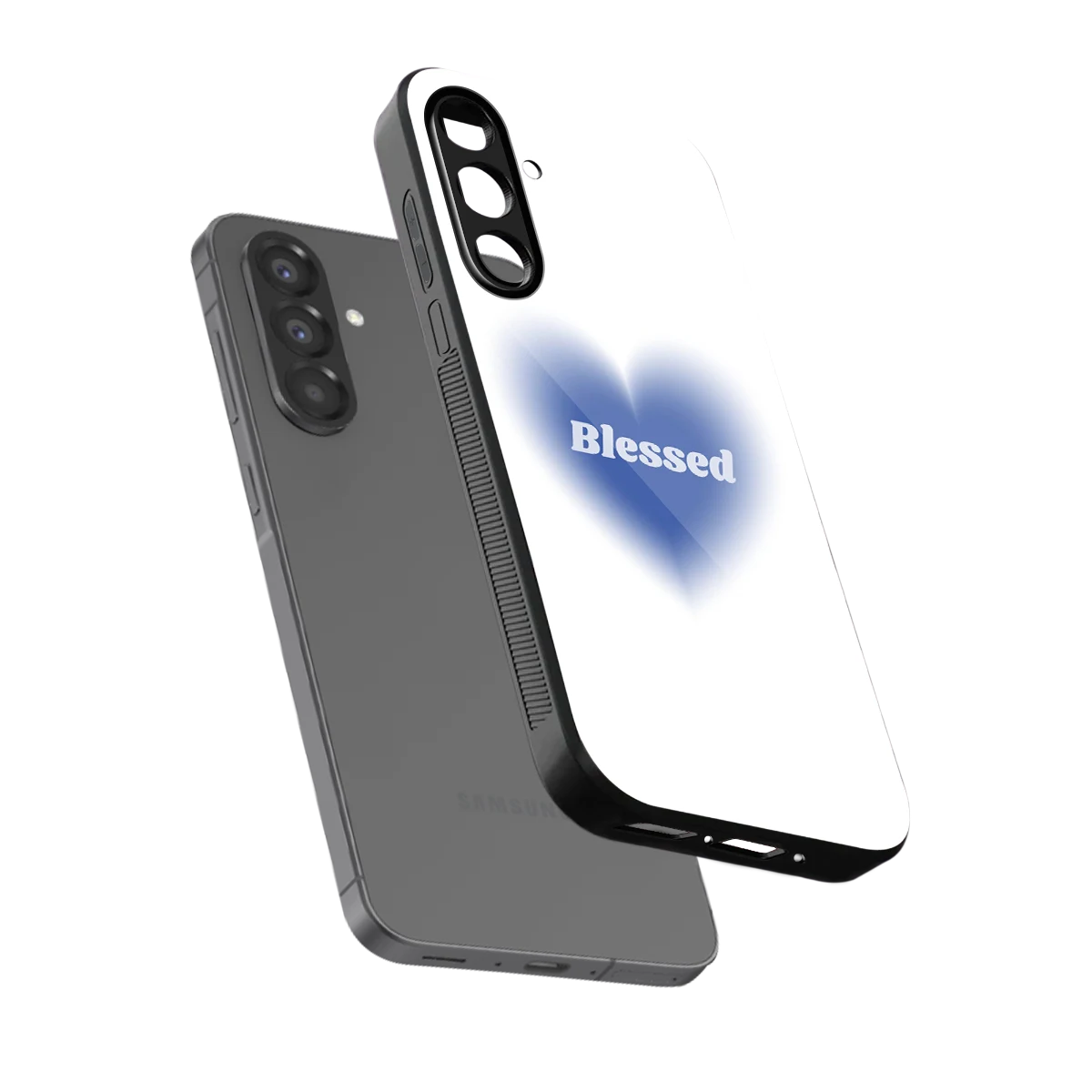 Blessed sleek samsung galaxy a17 5g cover with tempered glass back and TPU edges