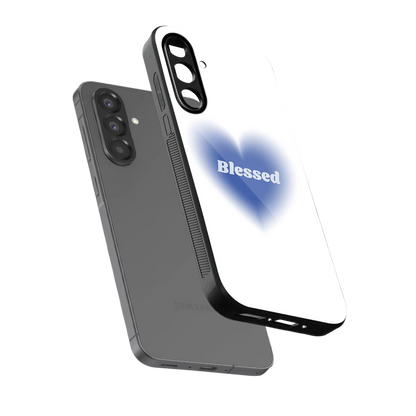 Blessed sleek samsung galaxy a17 5g cover with tempered glass back and TPU edges