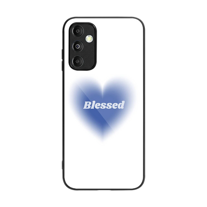 Blessed back phone cover | glass case for samsung galaxy m14 5g