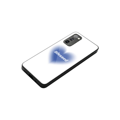 Blessed stylish phone case for samsung galaxy s20 fe | glossy glass and slim fit