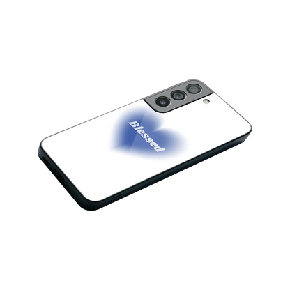 Blessed stylish phone case for samsung galaxy s22 | glossy glass and slim fit