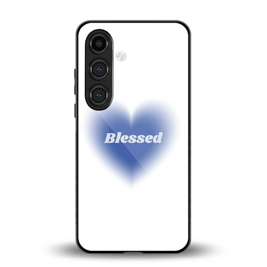 Blessed back phone cover | glass case for samsung galaxy s25