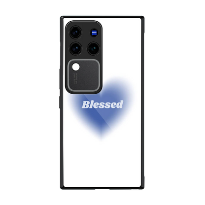Blessed back phone cover | glass case forvivo v30 pro
