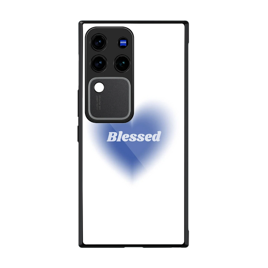 Blessed back phone cover | glass case forvivo v30 pro