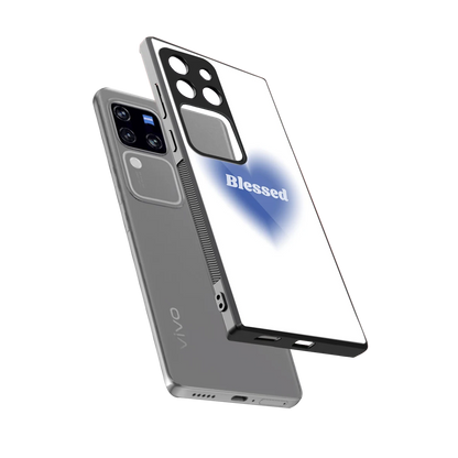 Blessed sleekvivo v30 pro cover with tempered glass back and TPU edges