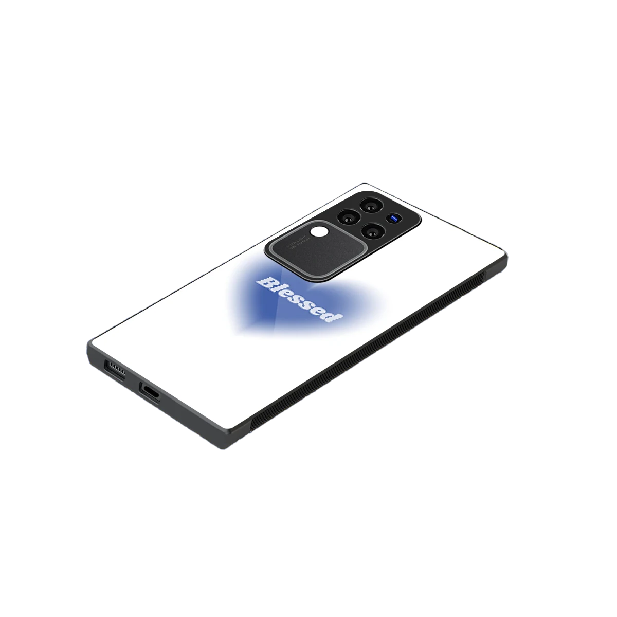Blessed stylish phone case forvivo v30 pro | glossy glass and slim fit