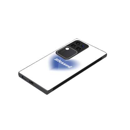 Blessed stylish phone case forvivo v30 pro | glossy glass and slim fit